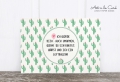 Holzschliff-Postkarte: Kaktus