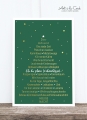 Postkarte: Weihnachtszeit, grün M HF