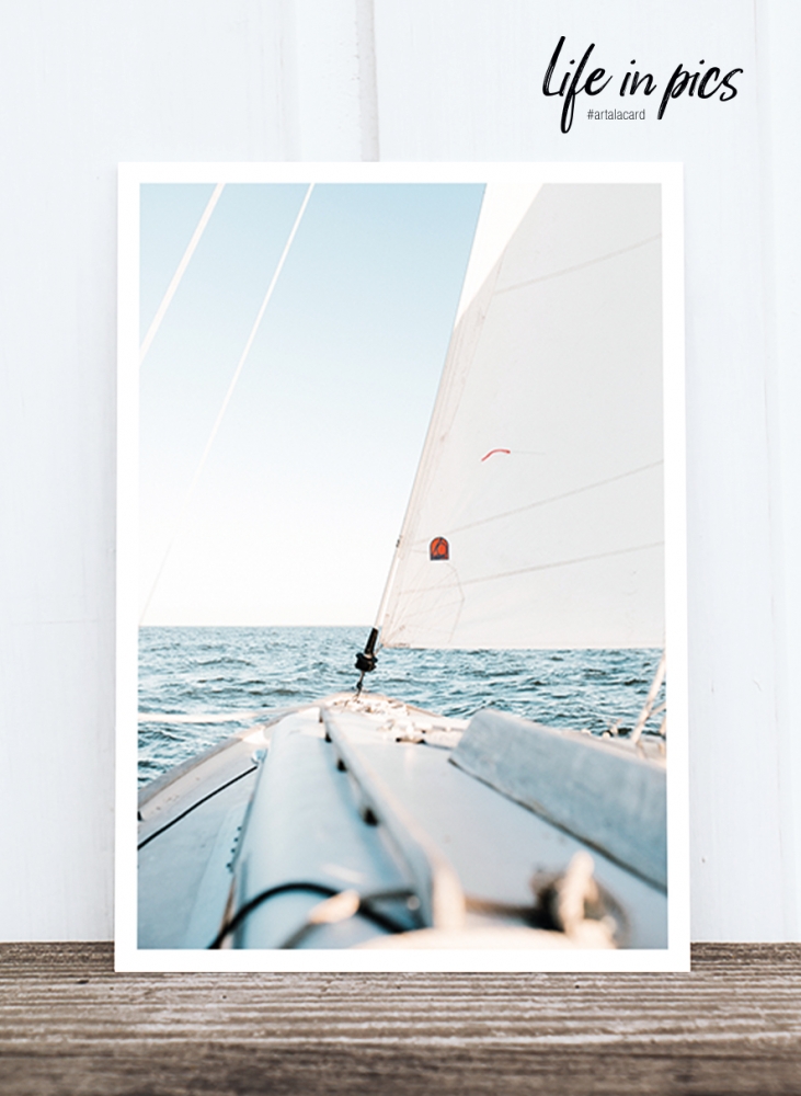 Bild 1 von Foto-Postkarte: Sailing