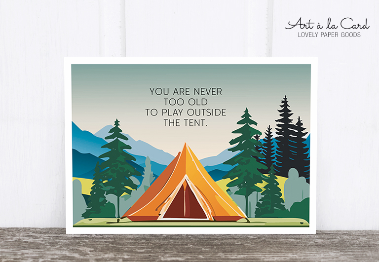 Bild 1 von Postkarte: Tent
