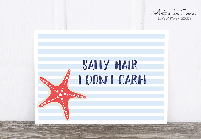 Bild 1 von Postkarte: Salty Hair