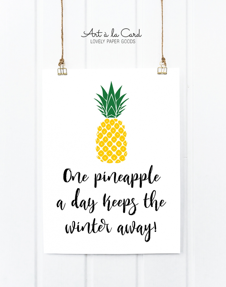 Bild 1 von Kunstdruck: Pineapple