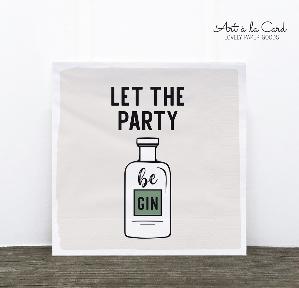 Bild 1 von Cocktail-Serviette: Let the Party beGIN