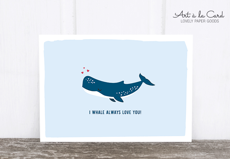 Bild 1 von Postkarte: I whale always