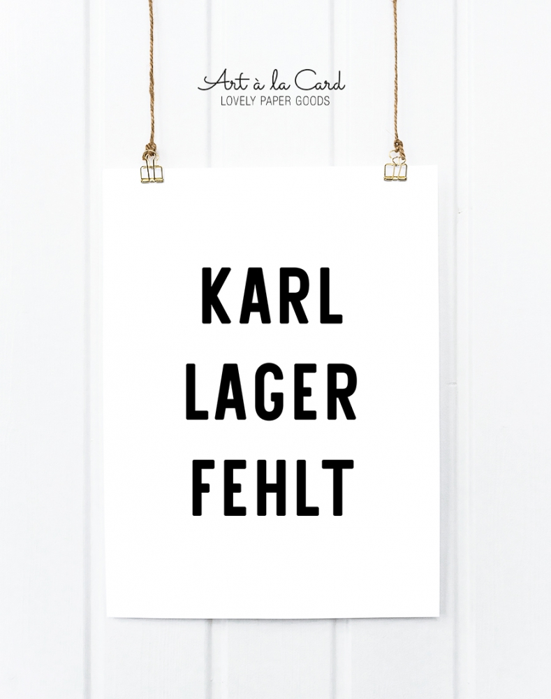 Bild 1 von Kunstdruck: Karl Lager fehlt