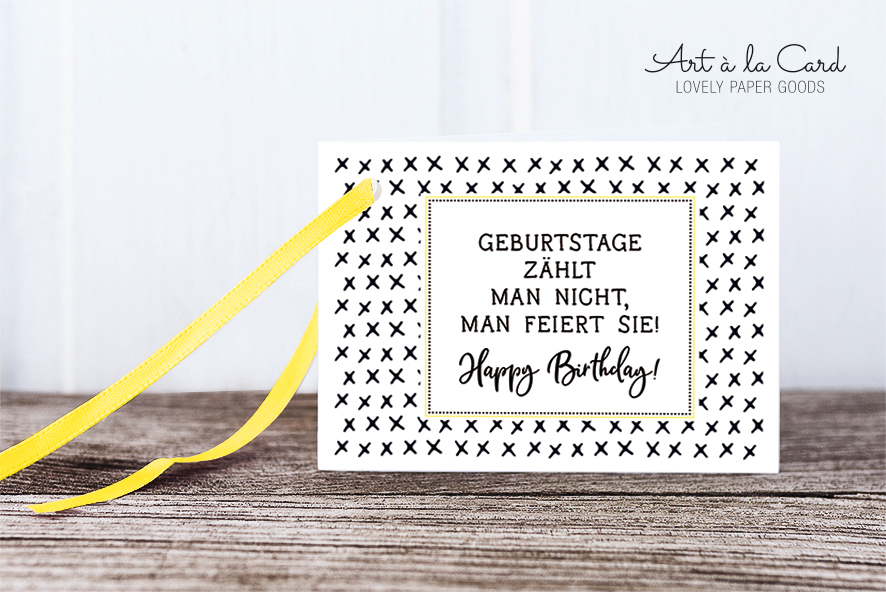 Bild 1 von Geschenkanhänger: Geburtstage zählt man nicht