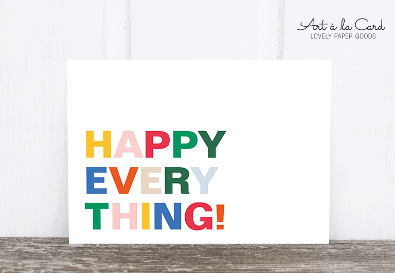 Bild 1 von Postkarte: Happy Everything