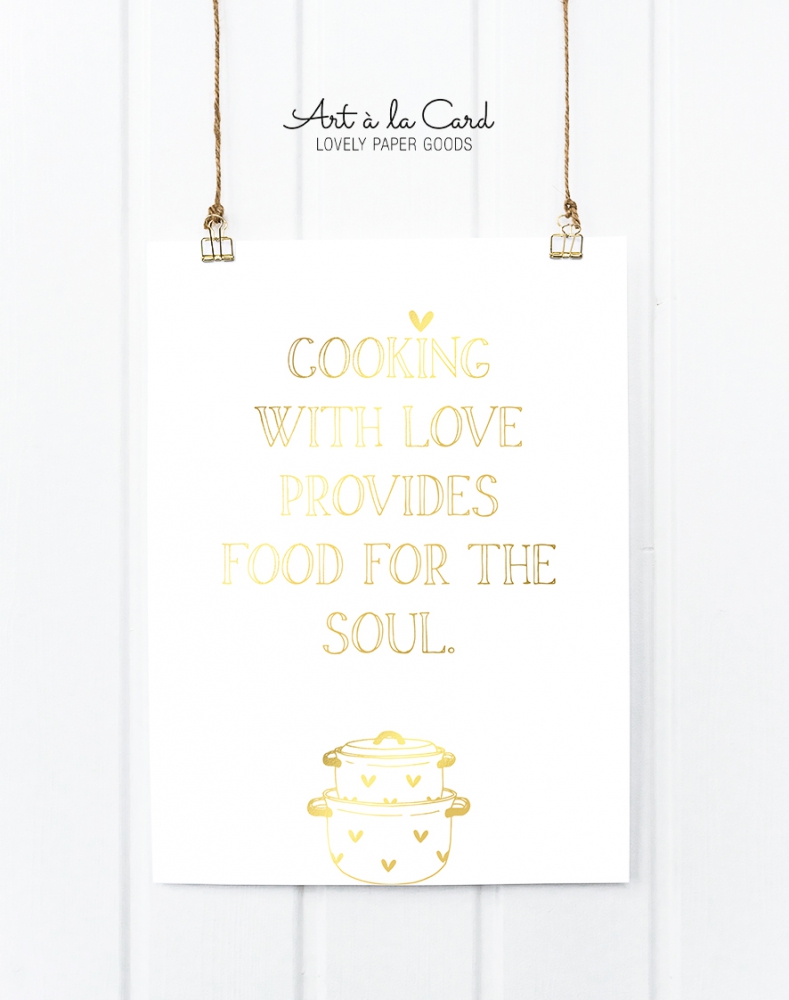 Bild 1 von Kunstdruck: Cooking gold M
