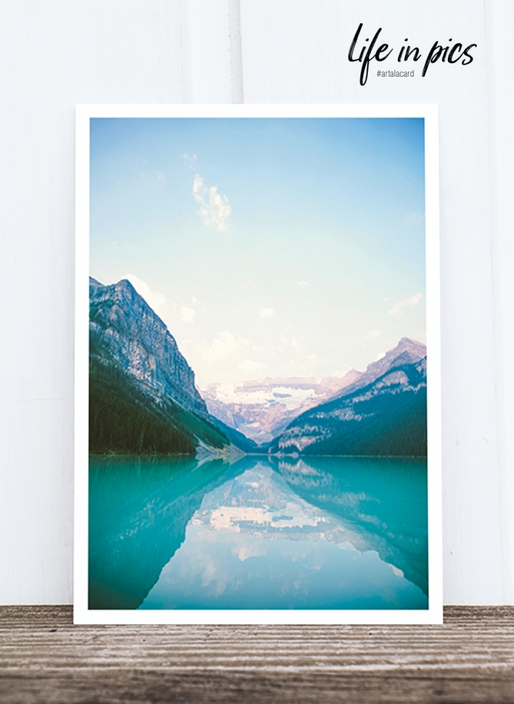 Bild 1 von Foto-Postkarte: Mountain lake
