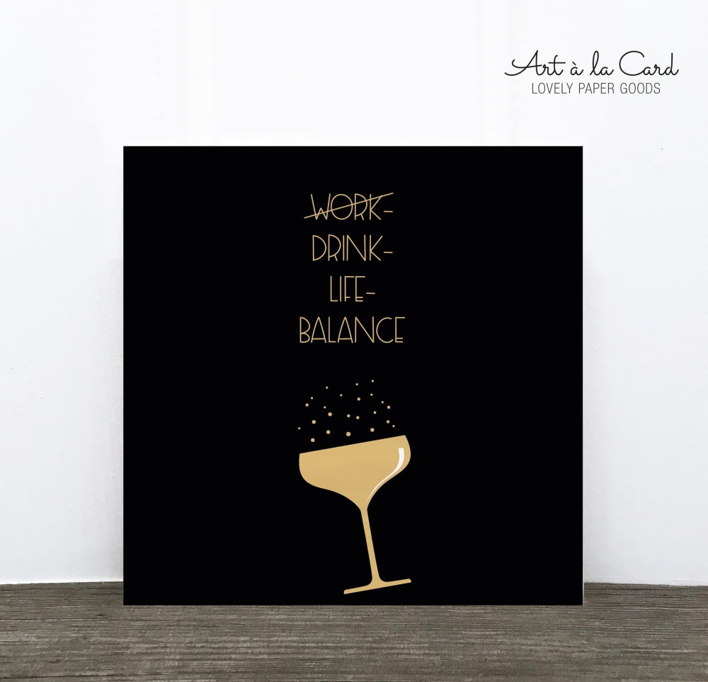 Bild 1 von Serviette: Drink-Life-Balance