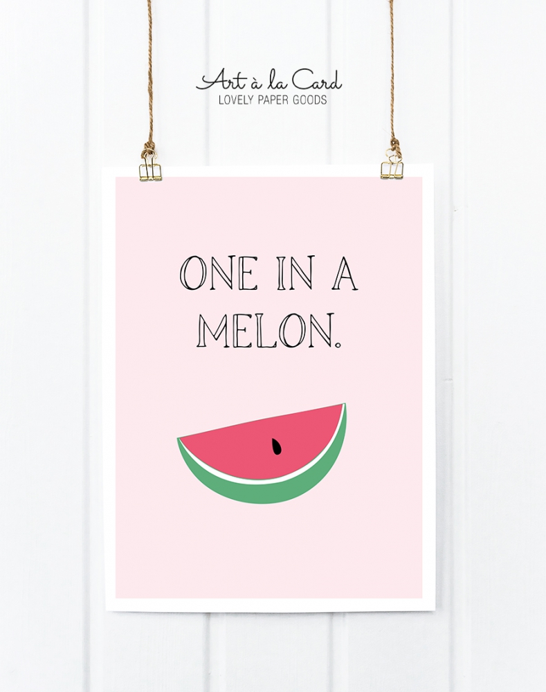 Bild 1 von Kunstdruck: Melon