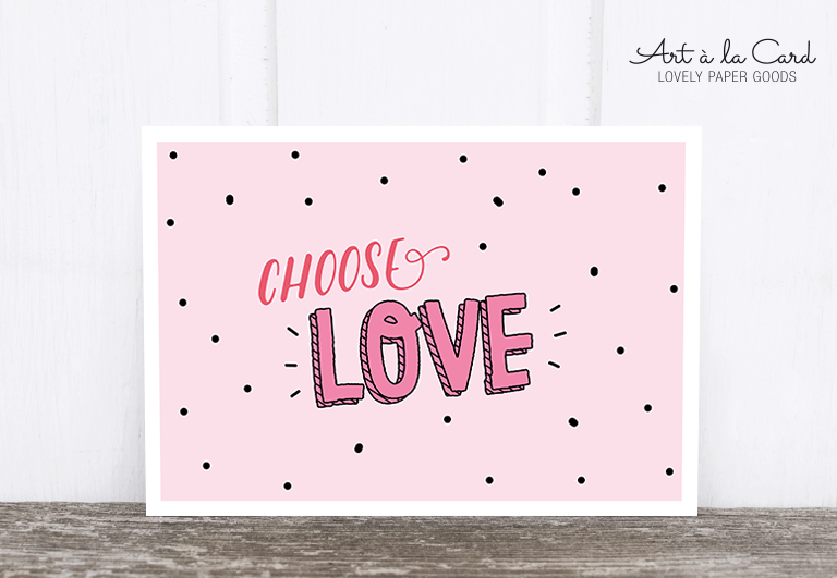 Bild 1 von Postkarte: Choose love
