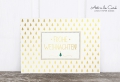 Holzschliff-Postkarte: Goldene Bäumchen M