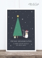 Postkarte: Weihnachtsmaus HF