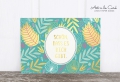 Holzschliff-Postkarte: Schön, dass es dich gibt M