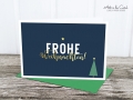 Klappkarte: Weihnachten mit Baum M