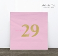 Serviette: Schon wieder 29, pink