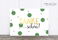 Postkarte: Danke Kreise, grün M