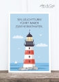 Postkarte: Leuchtturm HF