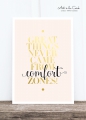 Postkarte: Comfort Zones, M HF