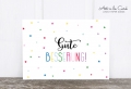 Postkarte: Gute Besserung, Sterne bunt