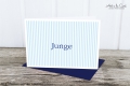 Klappkarte: Junge