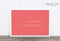 Postkarte: Superwoman M