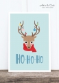 Postkarte: Hohoho Deer HF
