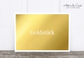 Postkarte: Goldstück