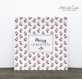 Serviette: Mistel-Muster