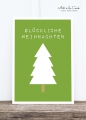 Postkarte: Glückliche Weihnachten HF