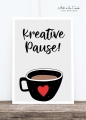 Postkarte: Kreative Pause HF
