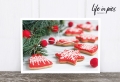 Foto-Postkarte: Red cookies