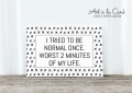 Magnet: I tried to be normal