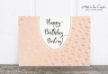 Holzschliff-Postkarte: Happy Flamingos M