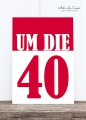 Postkarte: Um die 40 (HF)