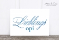 Postkarte: Lieblingsopi