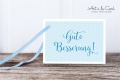 Geschenkanhänger: Gute Besserung, blau