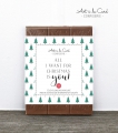 Edle Vollmilchschokolade: All I want for Christmas