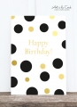 Postkarte: Black birthday M HF