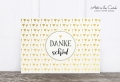 Holzschliff-Postkarte: Danke schön M