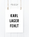Kunstdruck: Karl Lager fehlt