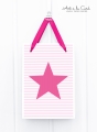 Geschenktüte: Stern, pink