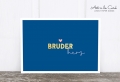 Postkarte: Bruderherz M