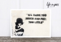 Foto-Postkarte: Feel to little