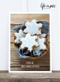 Foto-Postkarte: Snowflake cookies