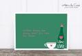 Postkarte: Coffee / wine