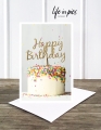 Foto-Klappkarte: Birthday cake