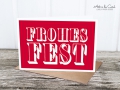Klappkarte: Frohes Fest