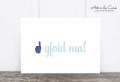 Postkarte: Gfoid ma